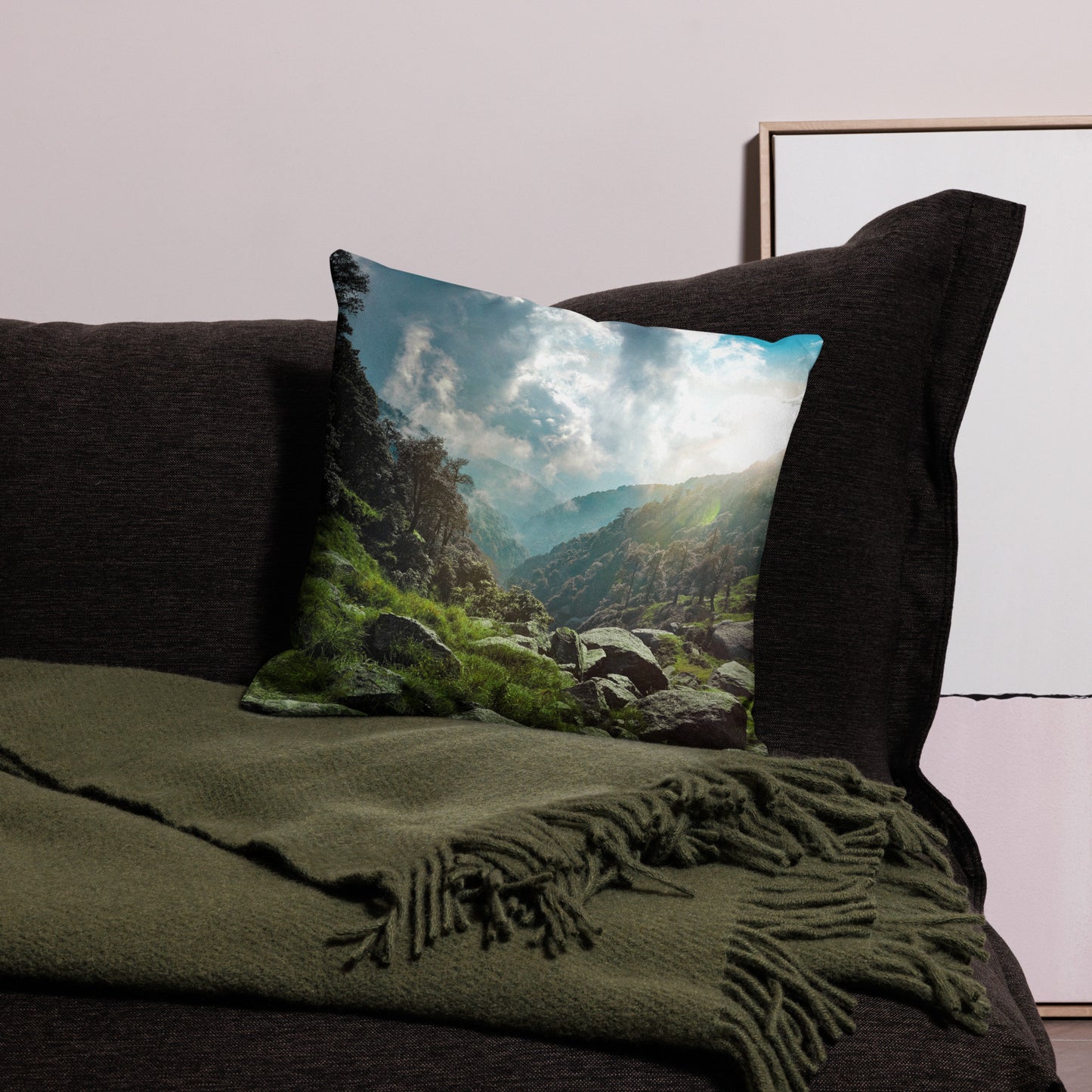 1 Peter 5:6-7 Premium Pillow