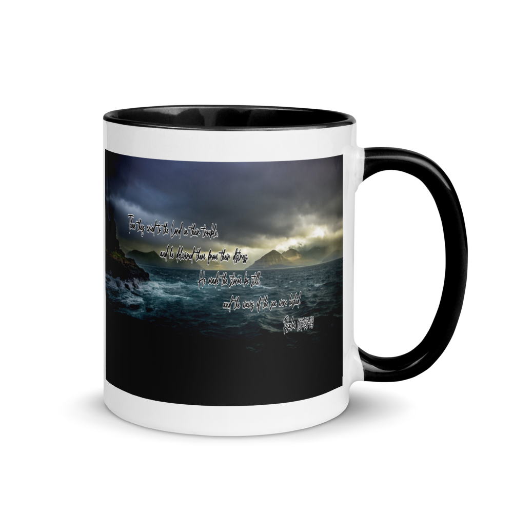 Psalm 107:28-29 - Grace Wrapped Mug