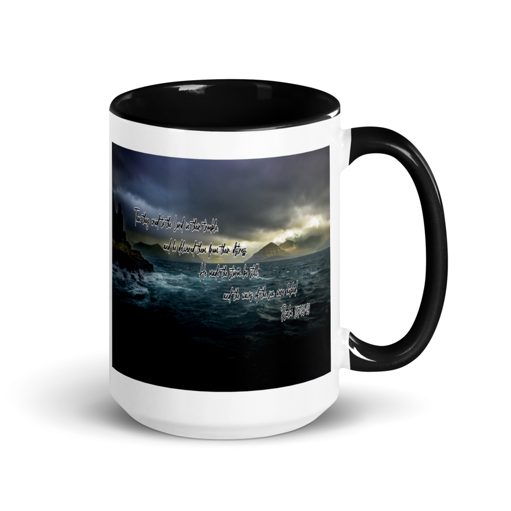 Psalm 107:28-29 - Grace Wrapped Mug