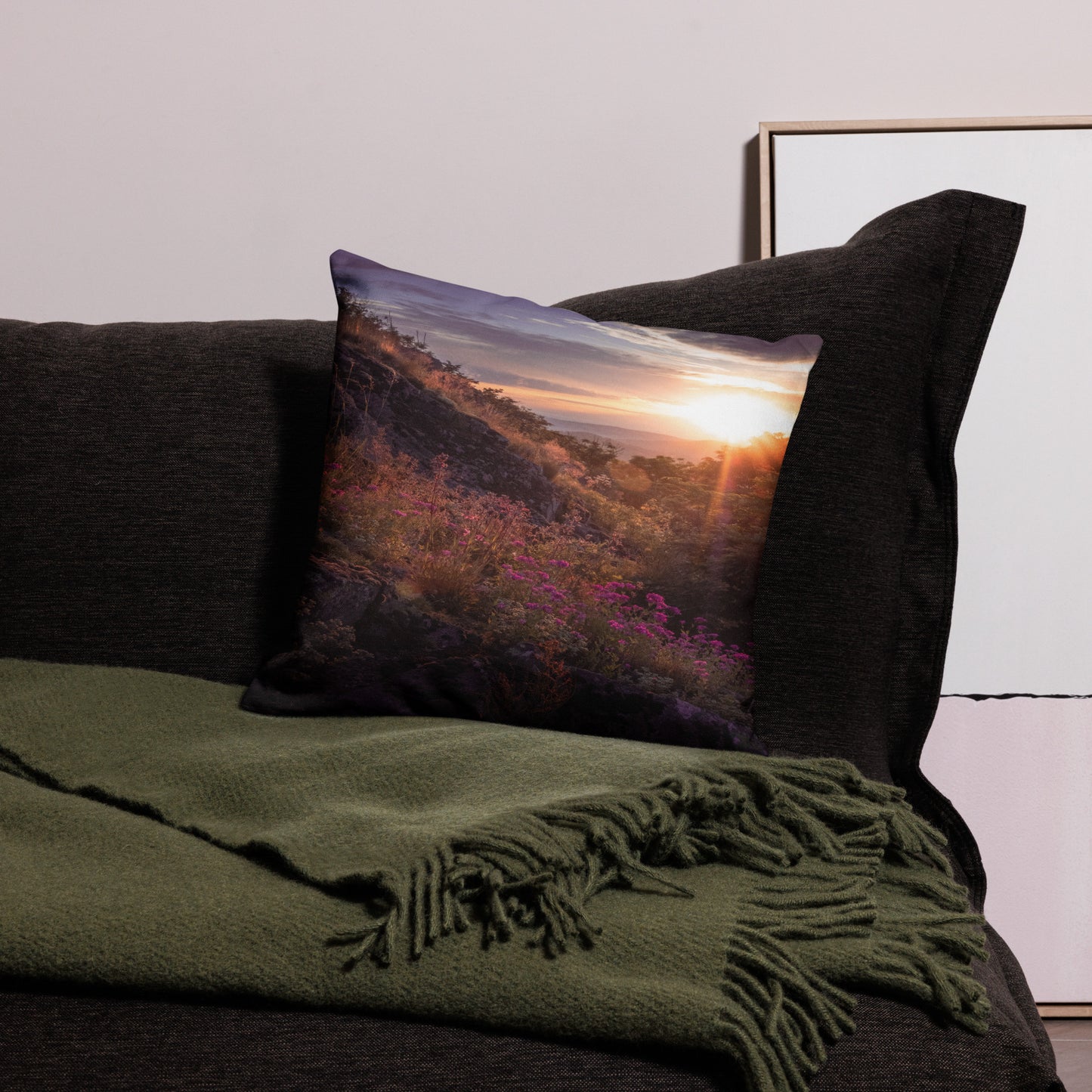 Isaiah 40:7-8 Premium Pillow