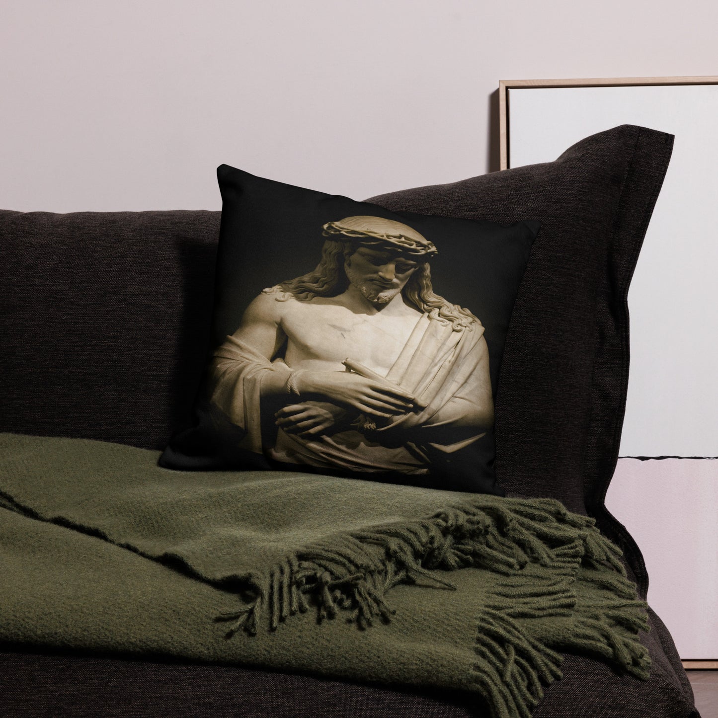 Luke 6:27-28 Premium Pillow
