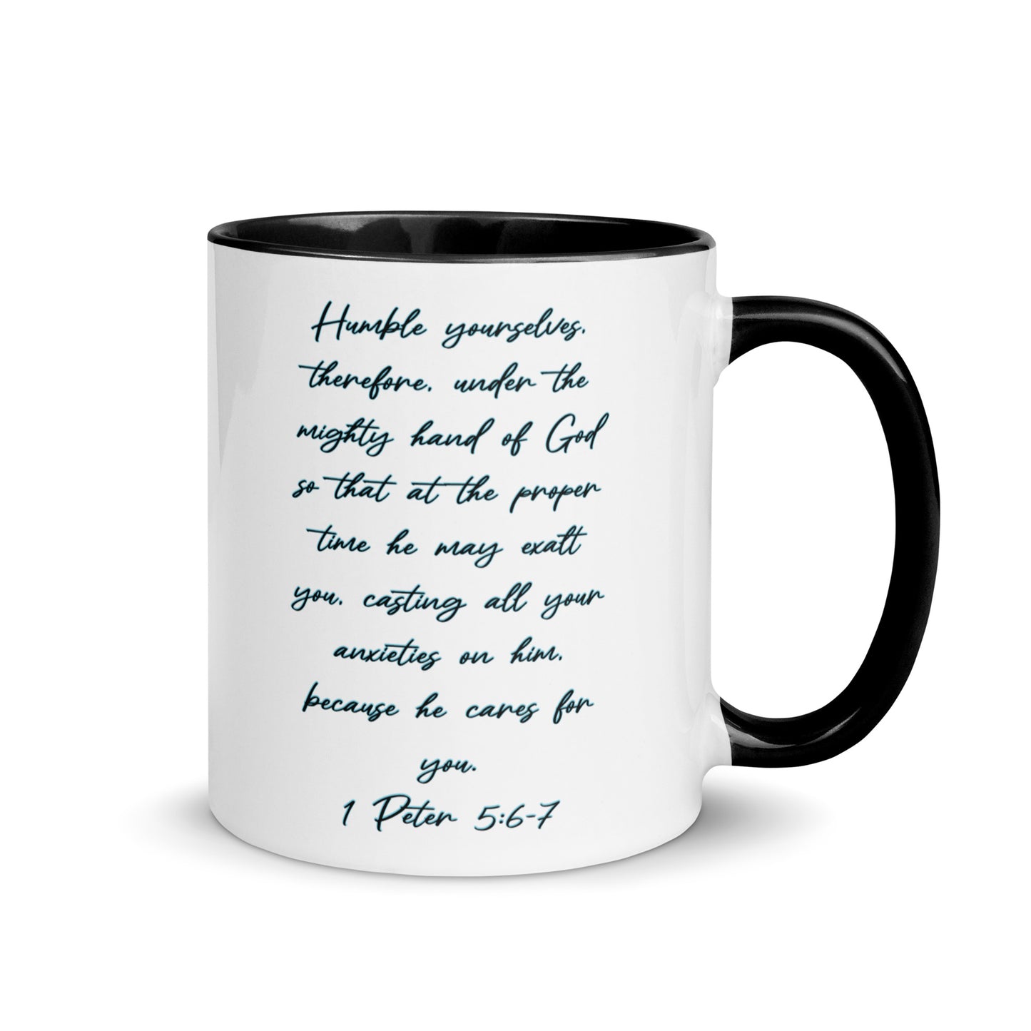 1 Peter 5:6-7 - Grace Wrapped Mug