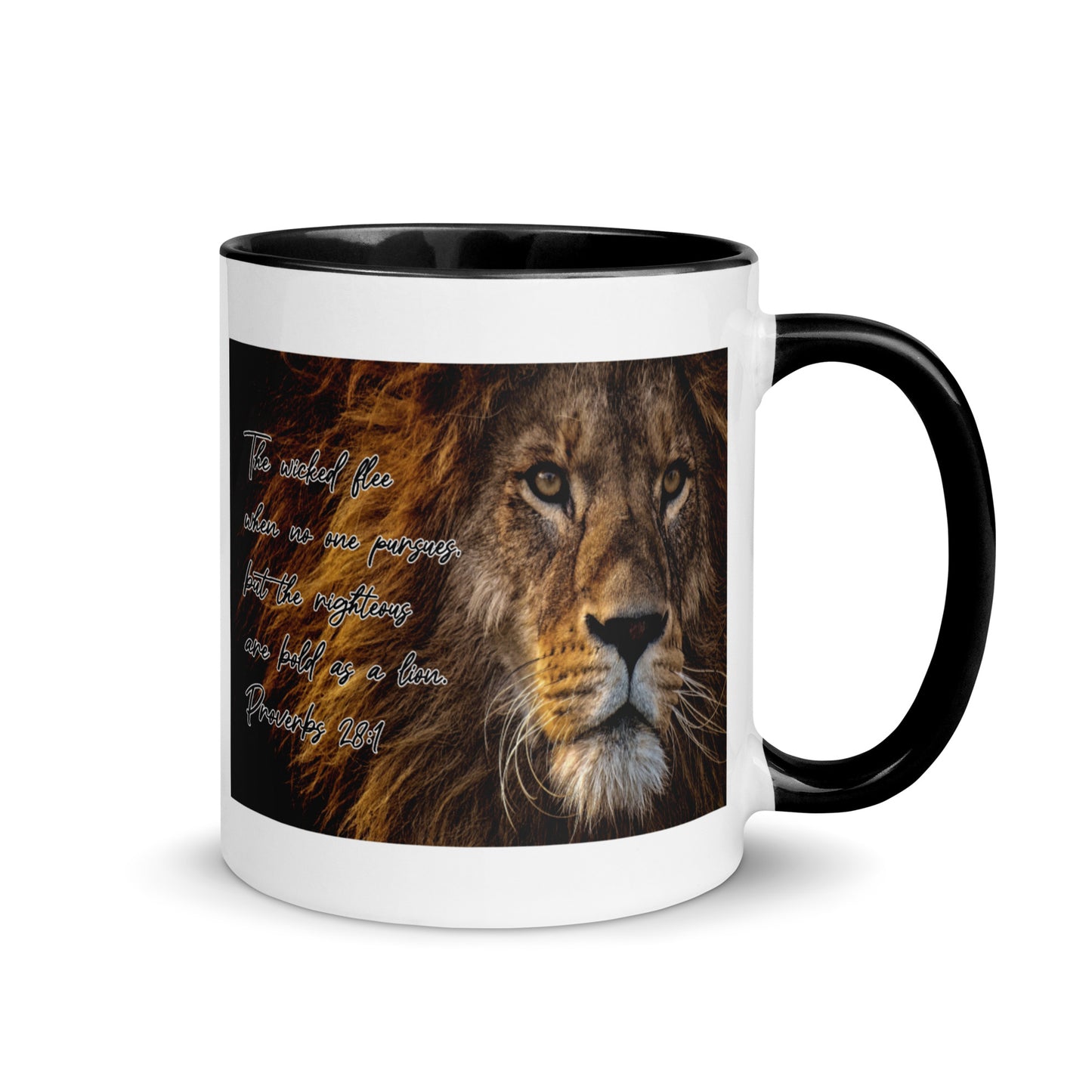Proverbs 28:1 - Grace Wrapped Mug
