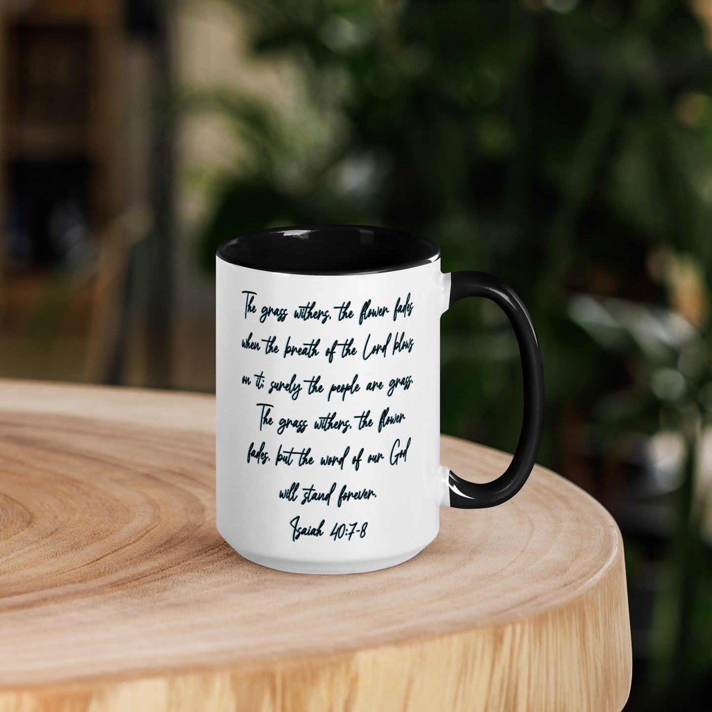 Isaiah 40:7-8 - Grace Wrapped Mug