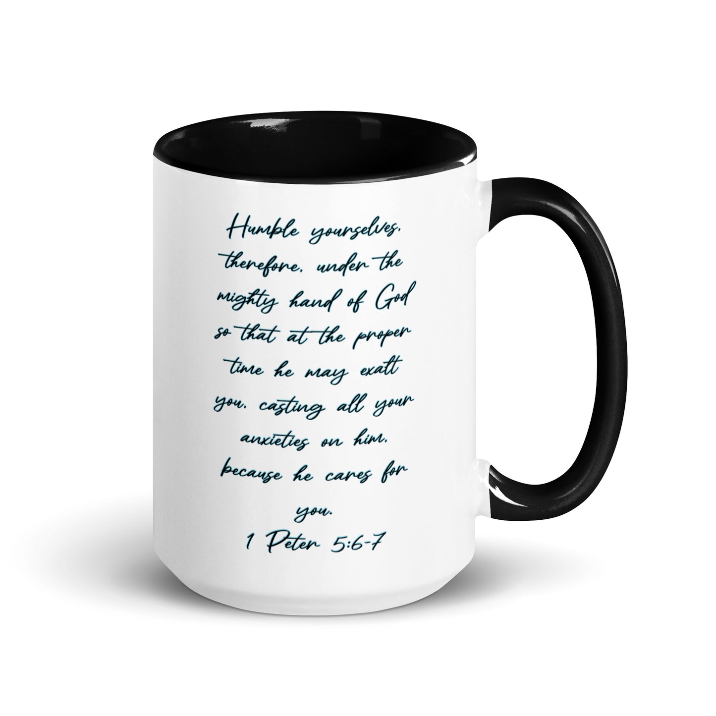 1 Peter 5:6-7 - Grace Wrapped Mug