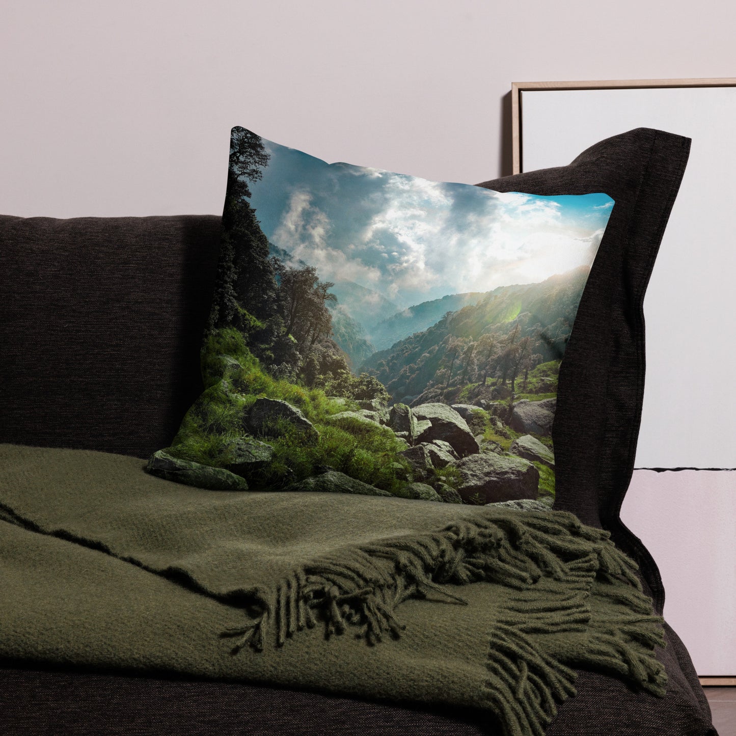 1 Peter 5:6-7 Premium Pillow