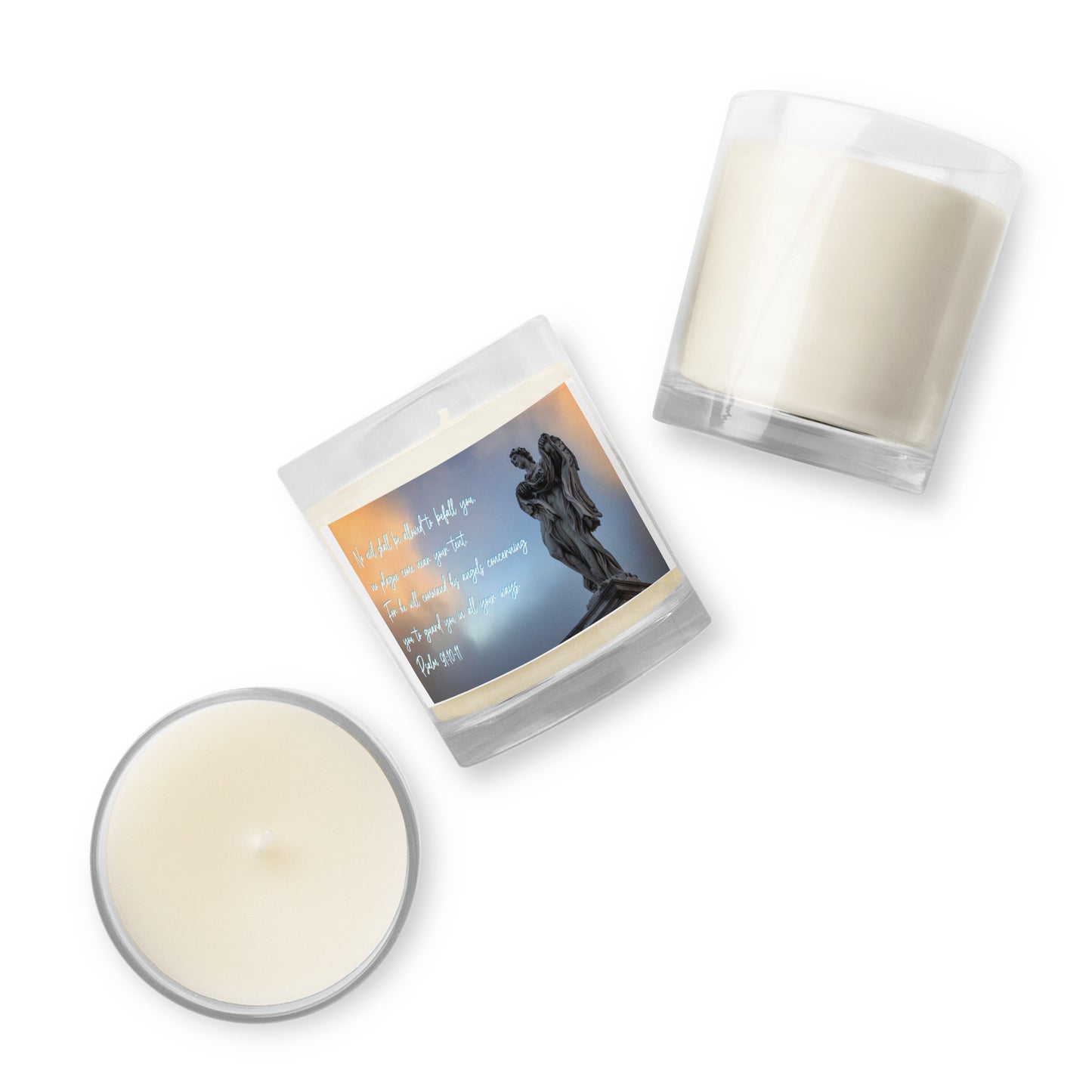 Psalm 91:10-11 - Soy Wax Candle