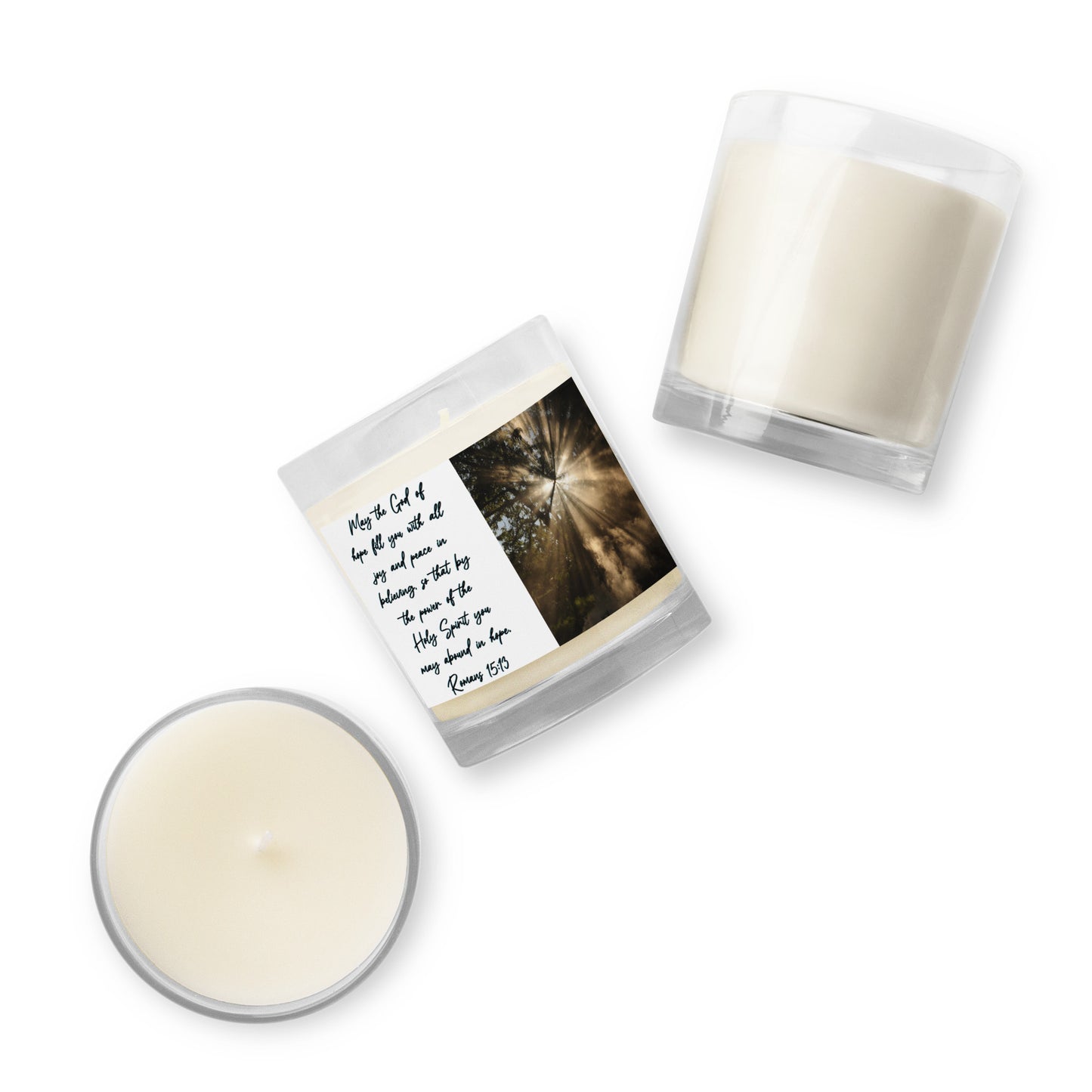 Romans 15:13 Soy Wax Candle