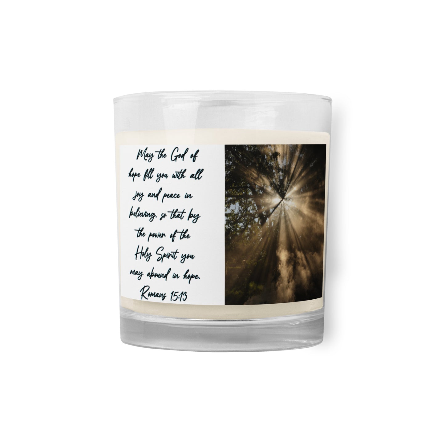 Romans 15:13 Soy Wax Candle