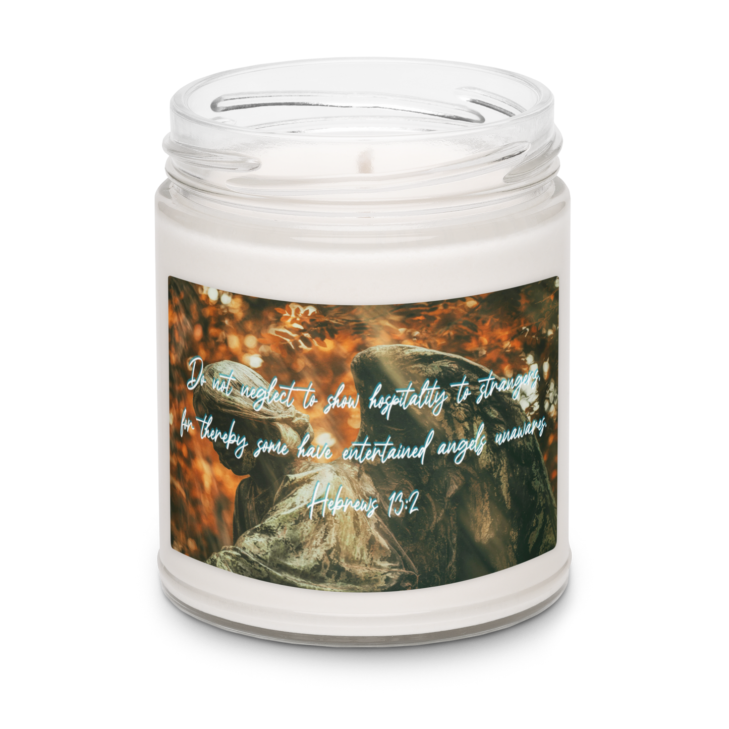 Hebrews 13:2 - Scented Soy Wax Candle