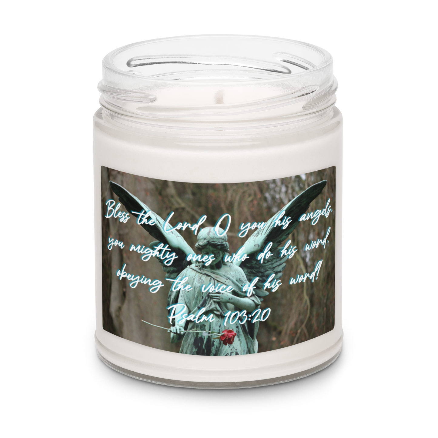 Psalm 103:20 - Scented Soy Wax Candle