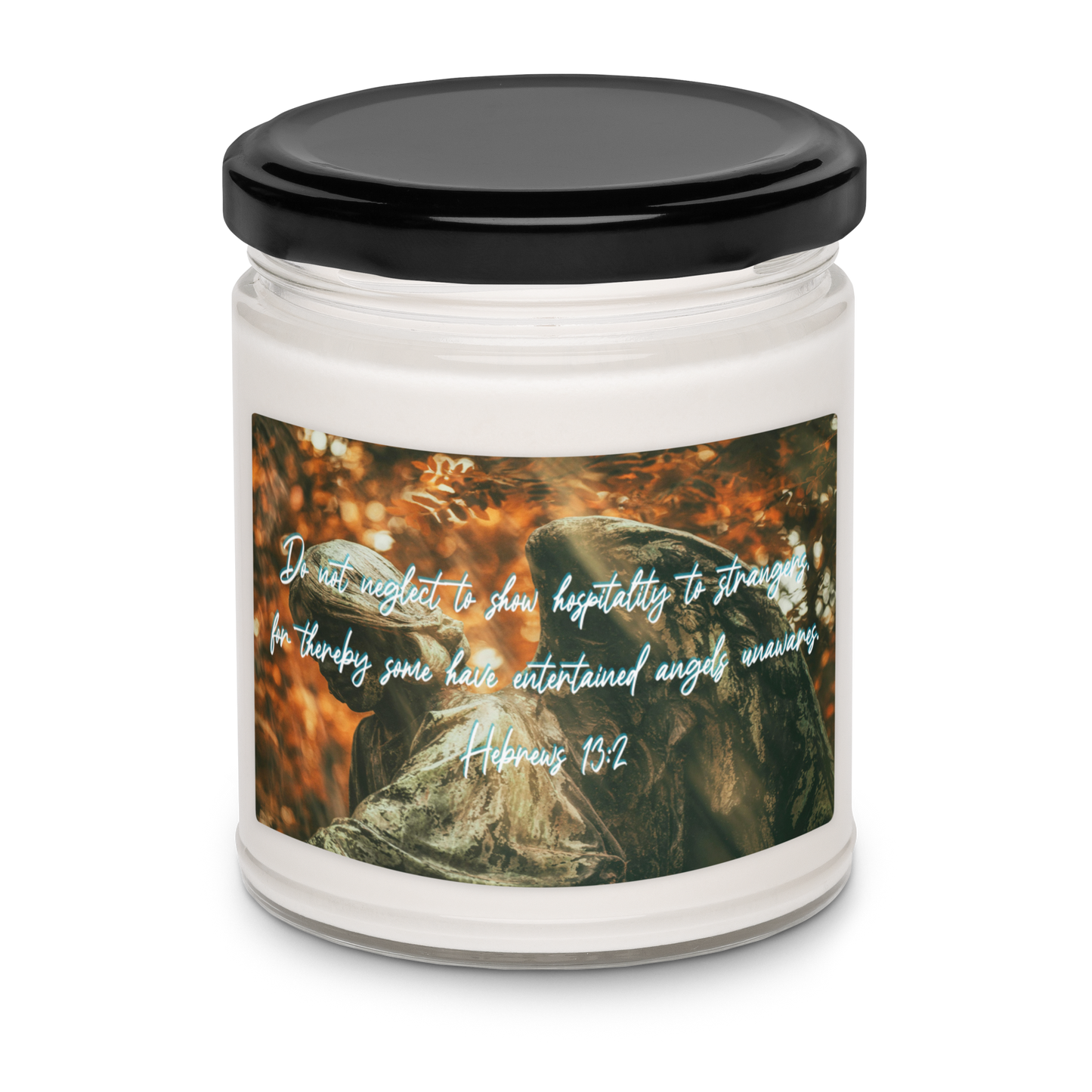 Hebrews 13:2 - Scented Soy Wax Candle