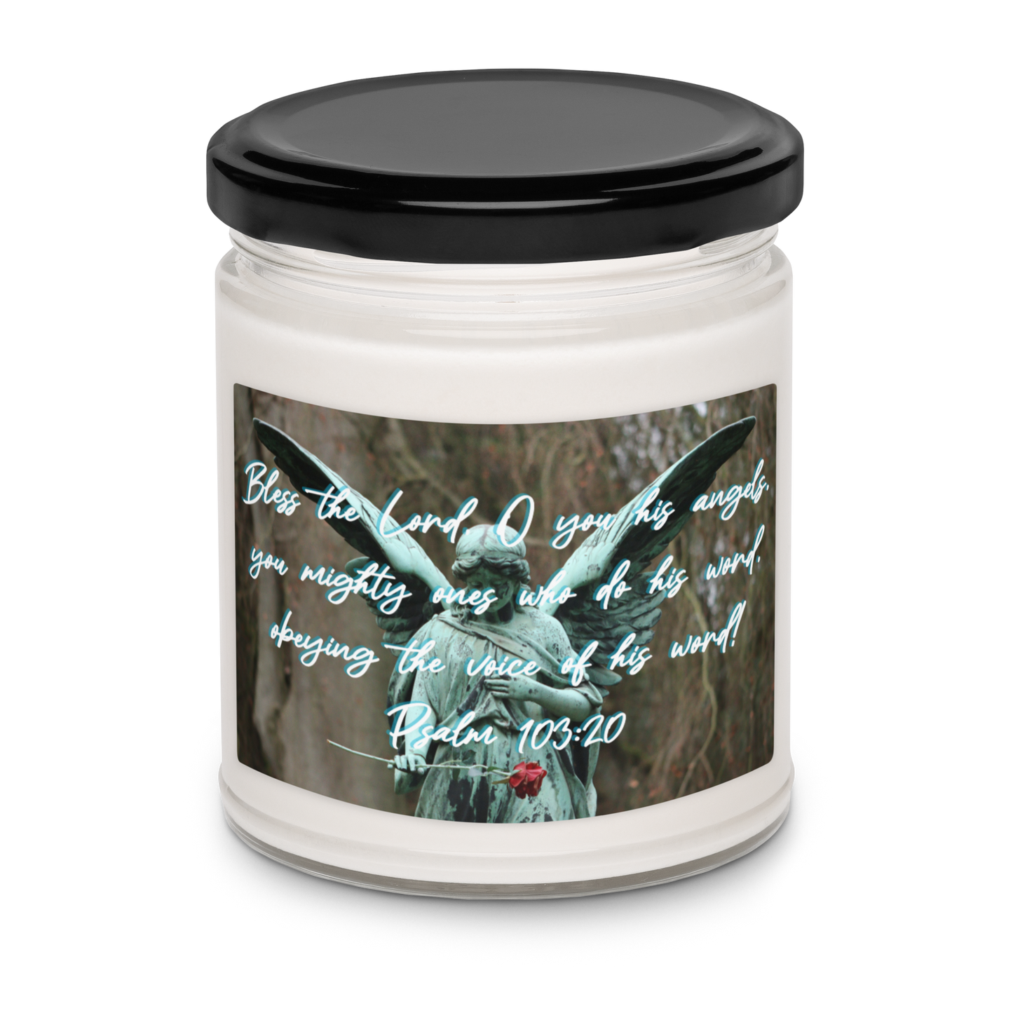 Psalm 103:20 - Scented Soy Wax Candle