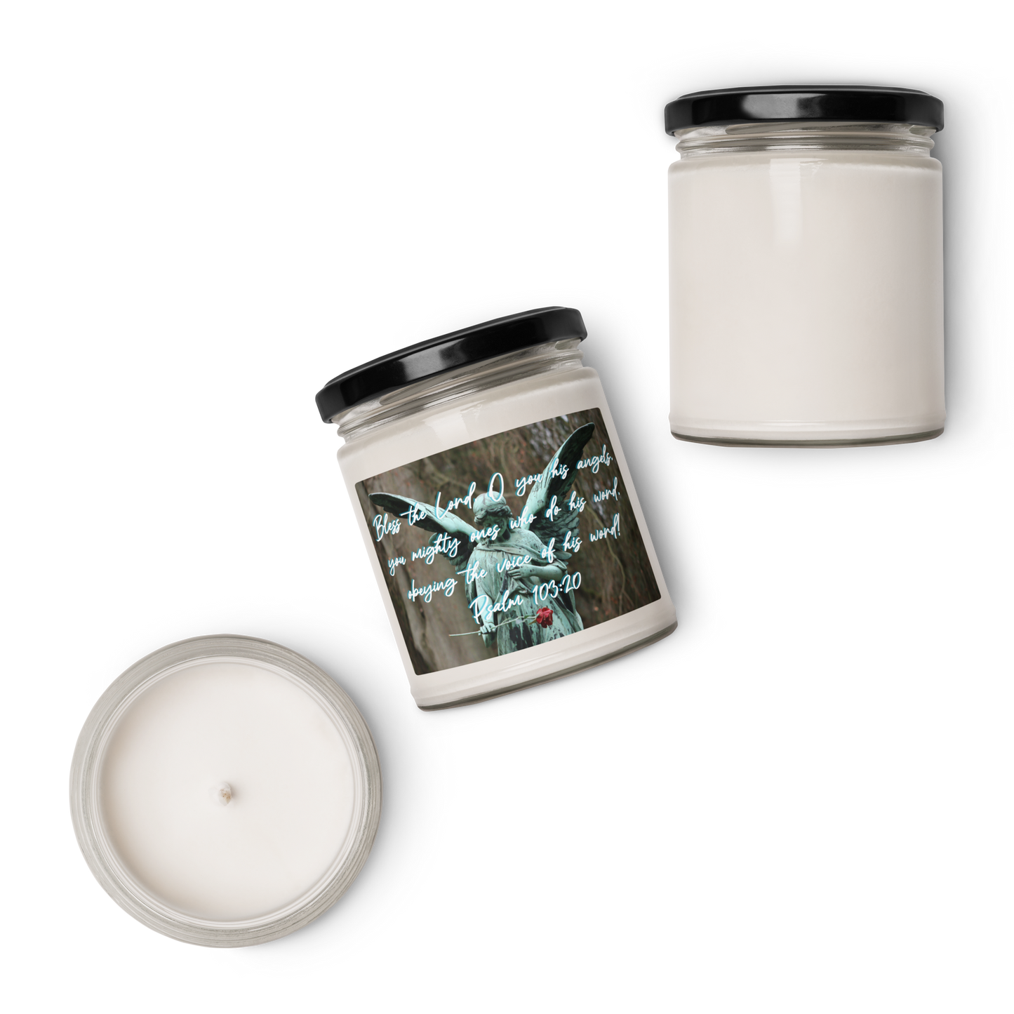 Psalm 103:20 - Scented Soy Wax Candle