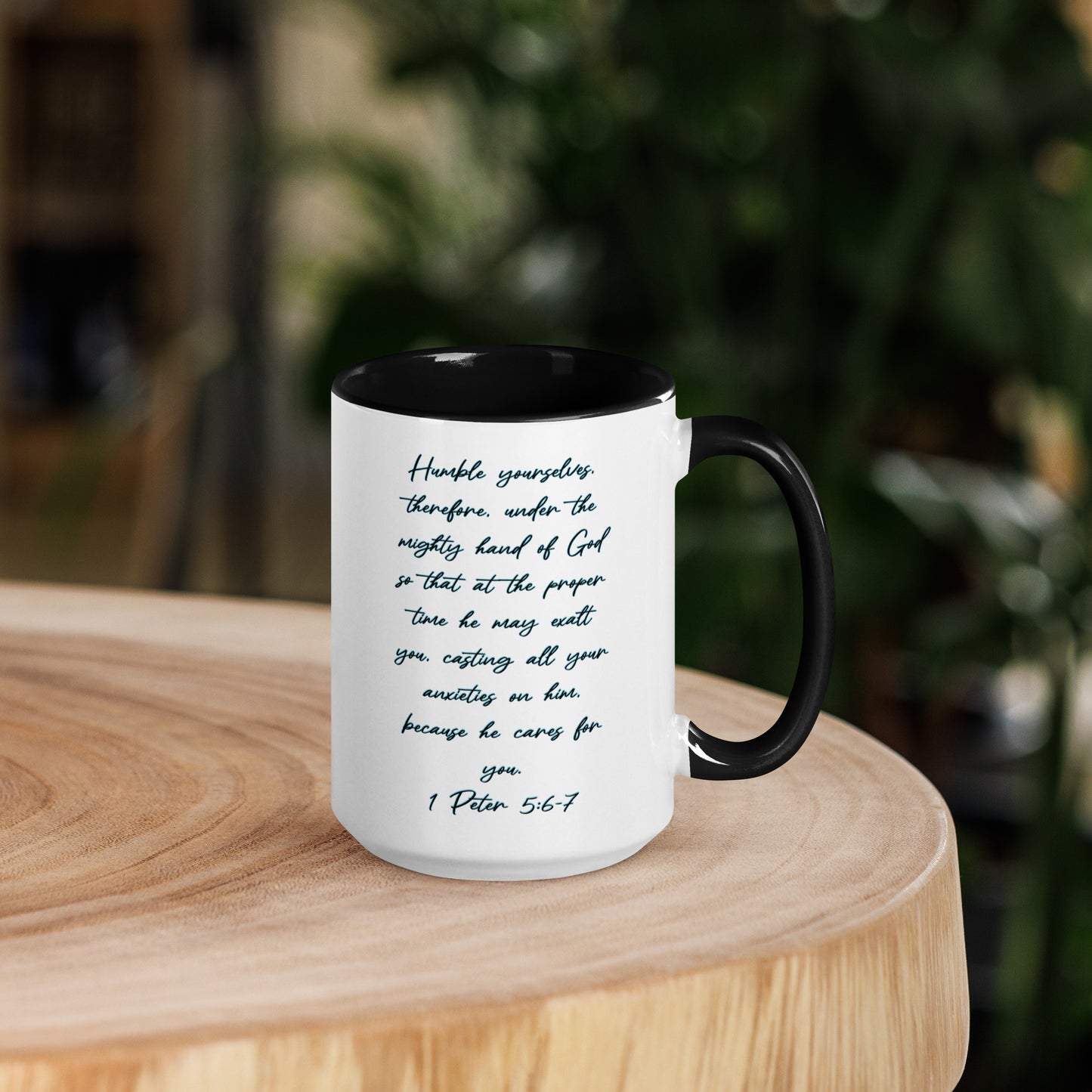 1 Peter 5:6-7 - Grace Wrapped Mug