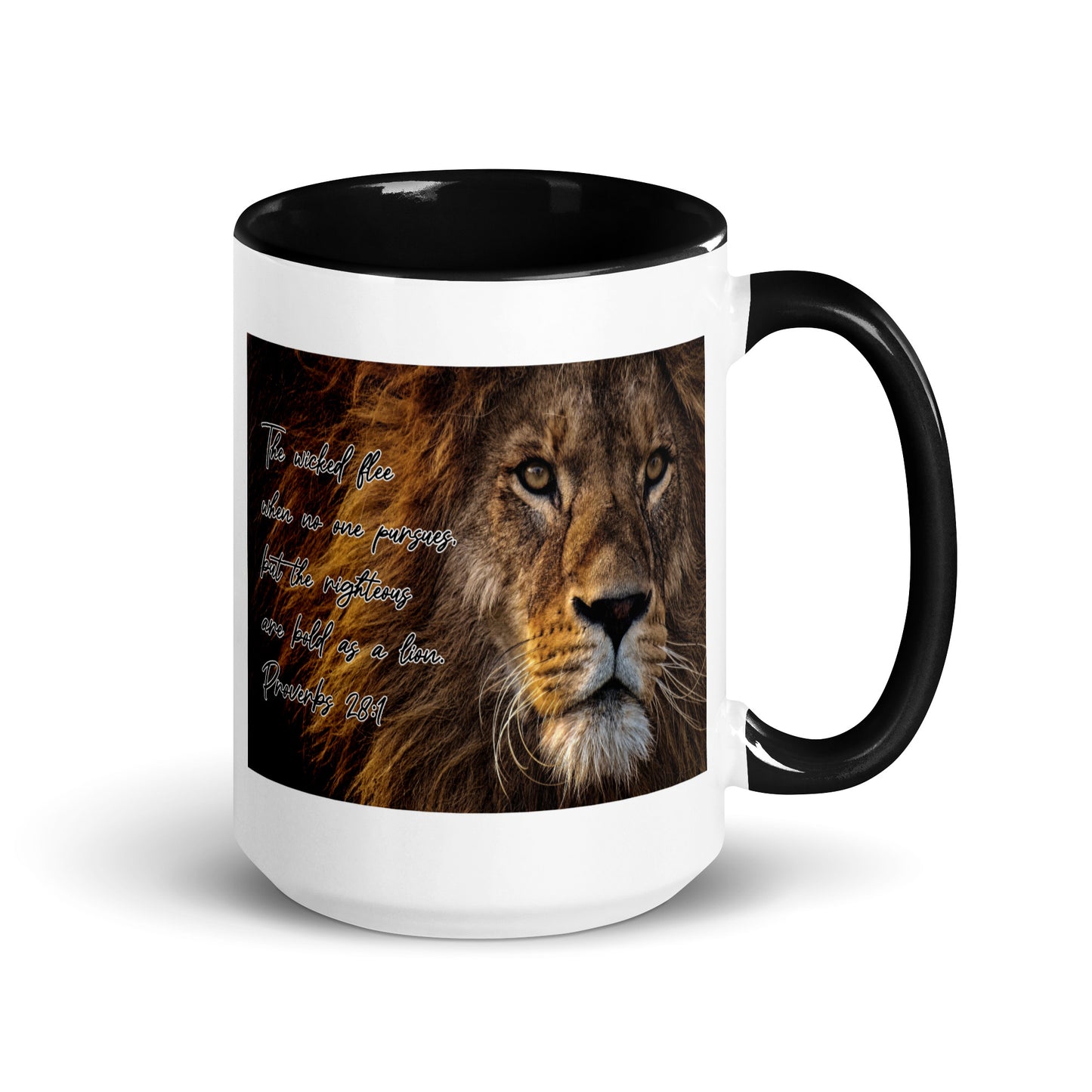 Proverbs 28:1 - Grace Wrapped Mug