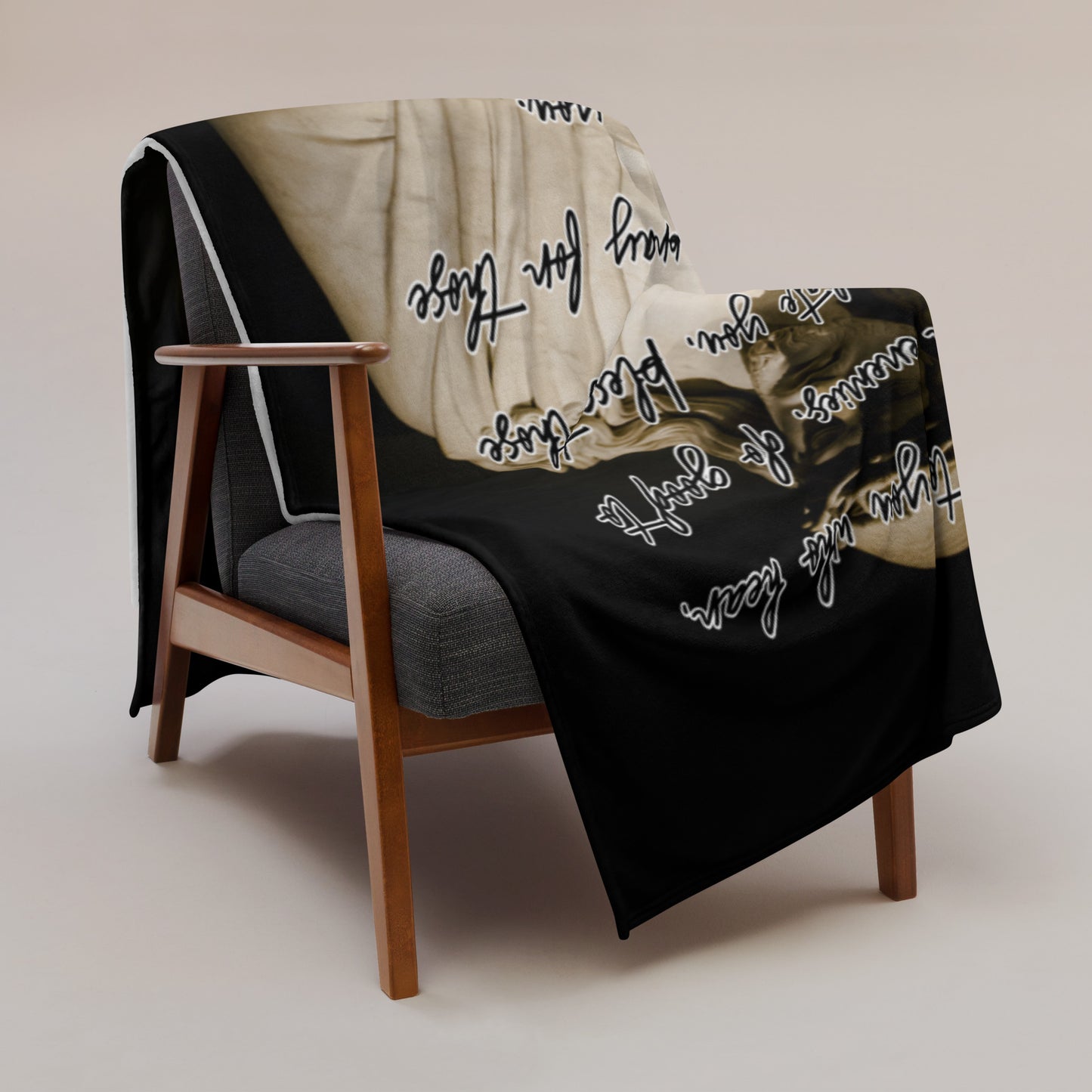 Luke 6:27-28 Vertical Throw Blanket