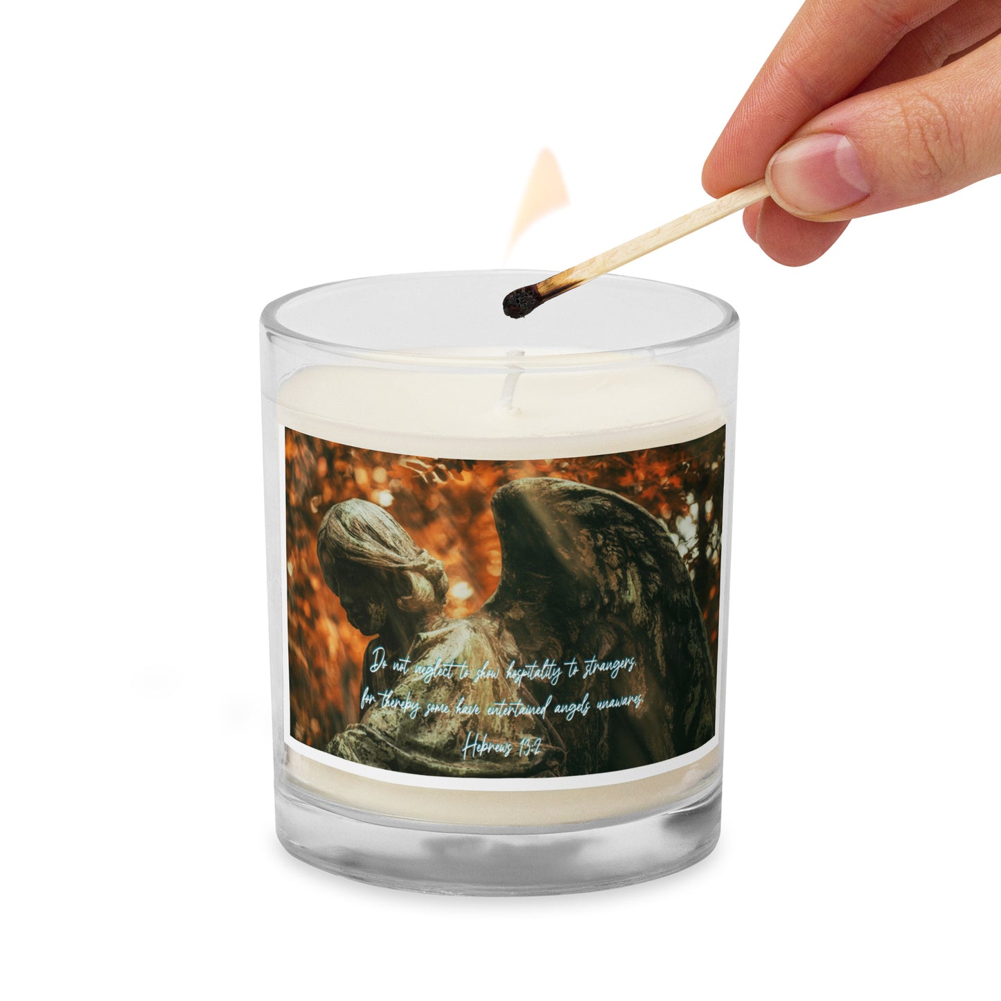 Hebrews 13:2 - Soy Wax Candle