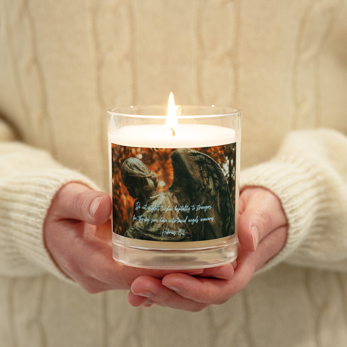 Hebrews 13:2 - Soy Wax Candle