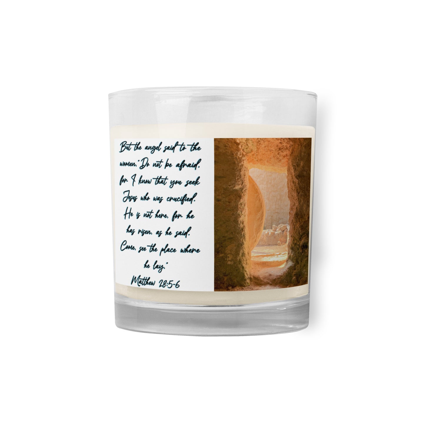 Matthew 28:5-6 Soy Wax Candle